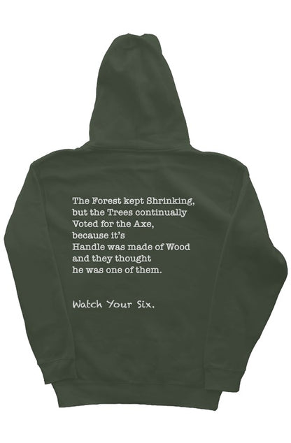 Forest Kept Shrinking heavyweight pullover hoodie