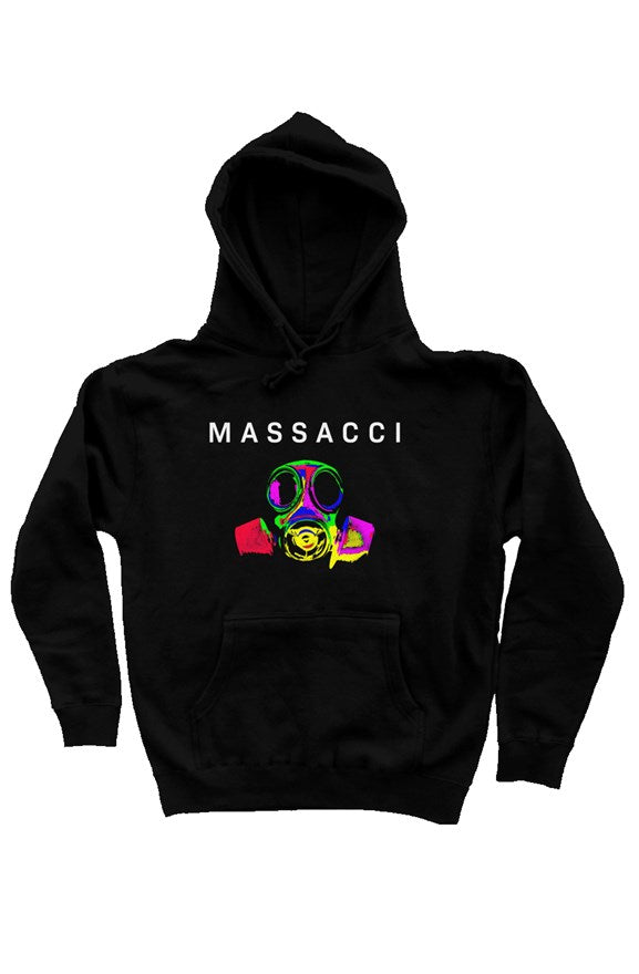 Gas Mask, heavyweight pullover hoodie