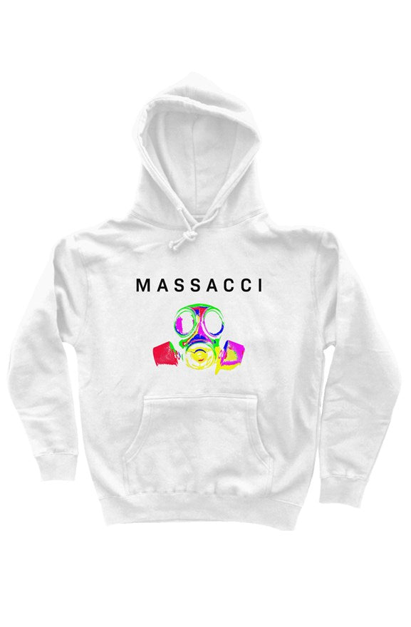 Gas Mask, heavyweight pullover hoodie