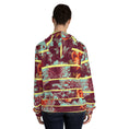 Load image into Gallery viewer, Yellow and Flowers Women’s Full-Zip Hoodie

