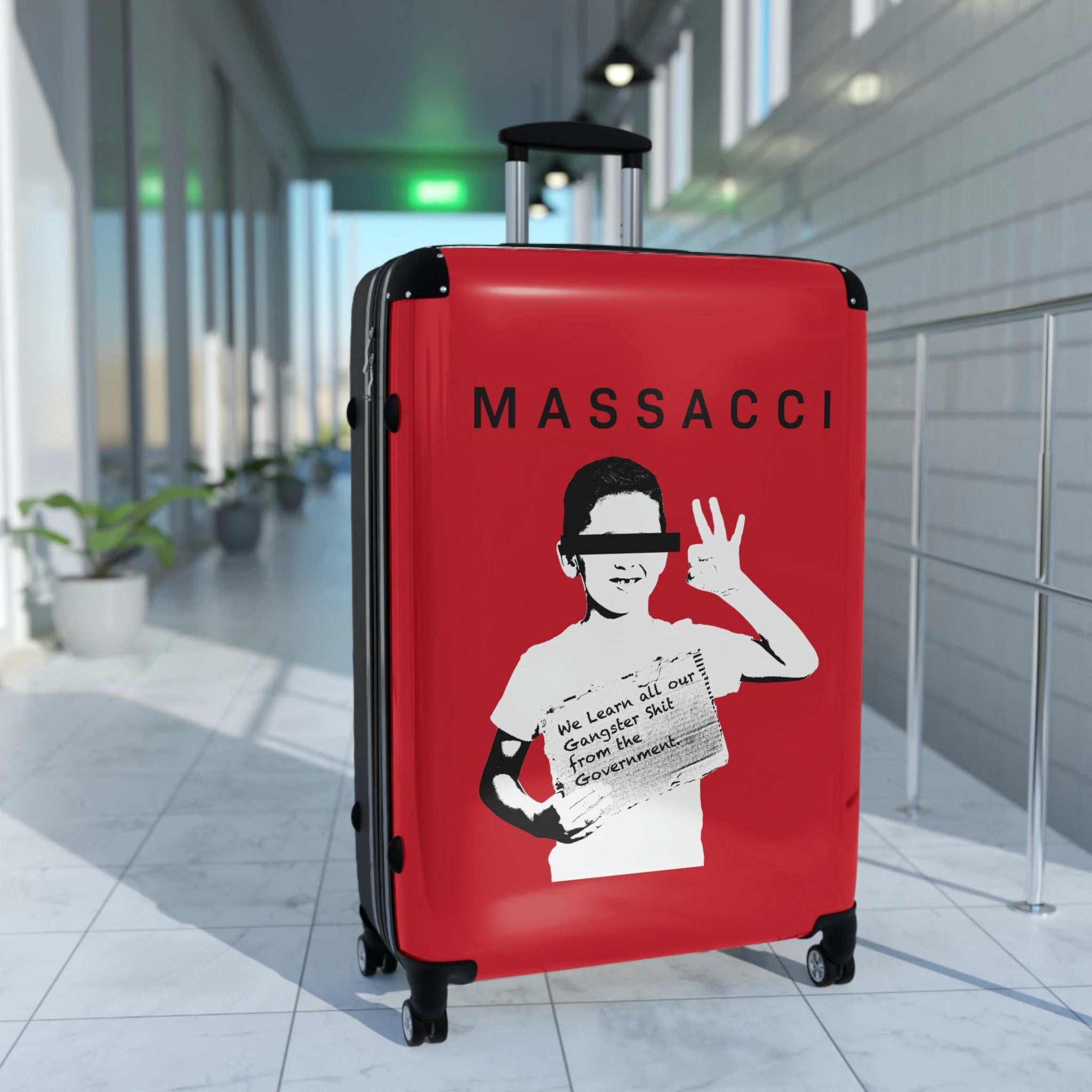 It's A Learned Behavior, Travel Unique Suitcase
