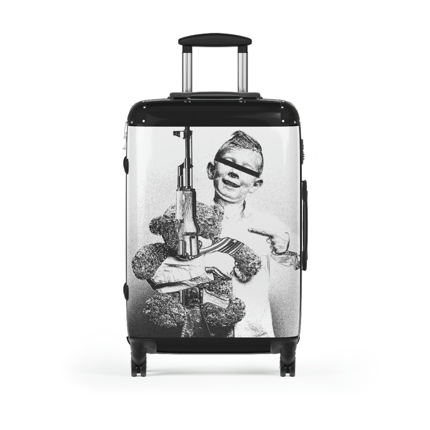 Teddy Bears and Triggers, Travel Unique Suitcase
