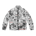 Load image into Gallery viewer, Men's Vintage Ads Puffer Jacket
