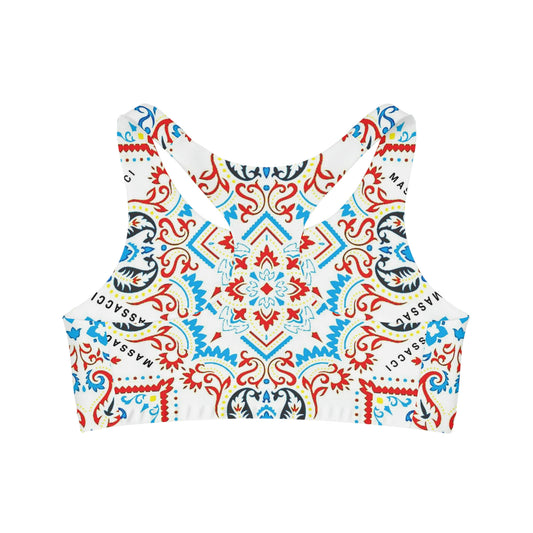 Mosaic, Seamless Sports Bra